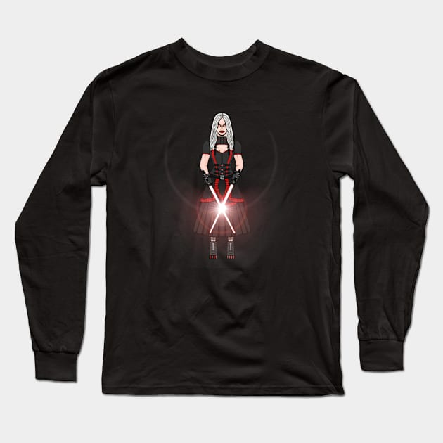 TWIN SABER - MASTER SITH Long Sleeve T-Shirt by MarkLORIGINAL